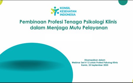Pembinaan Profesi Tenaga Psikologi Klinis  dalam Menjaga Mutu Pelayanan