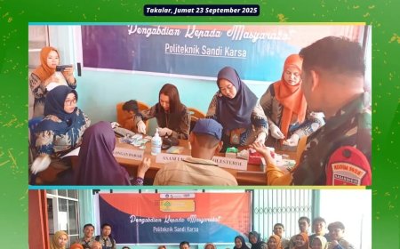 Civitas Akademika Politeknik Sandi Karsa Gelar Pengabdian Masyarakat di Kampung Beru Kec. Galesong Kab.Takalar