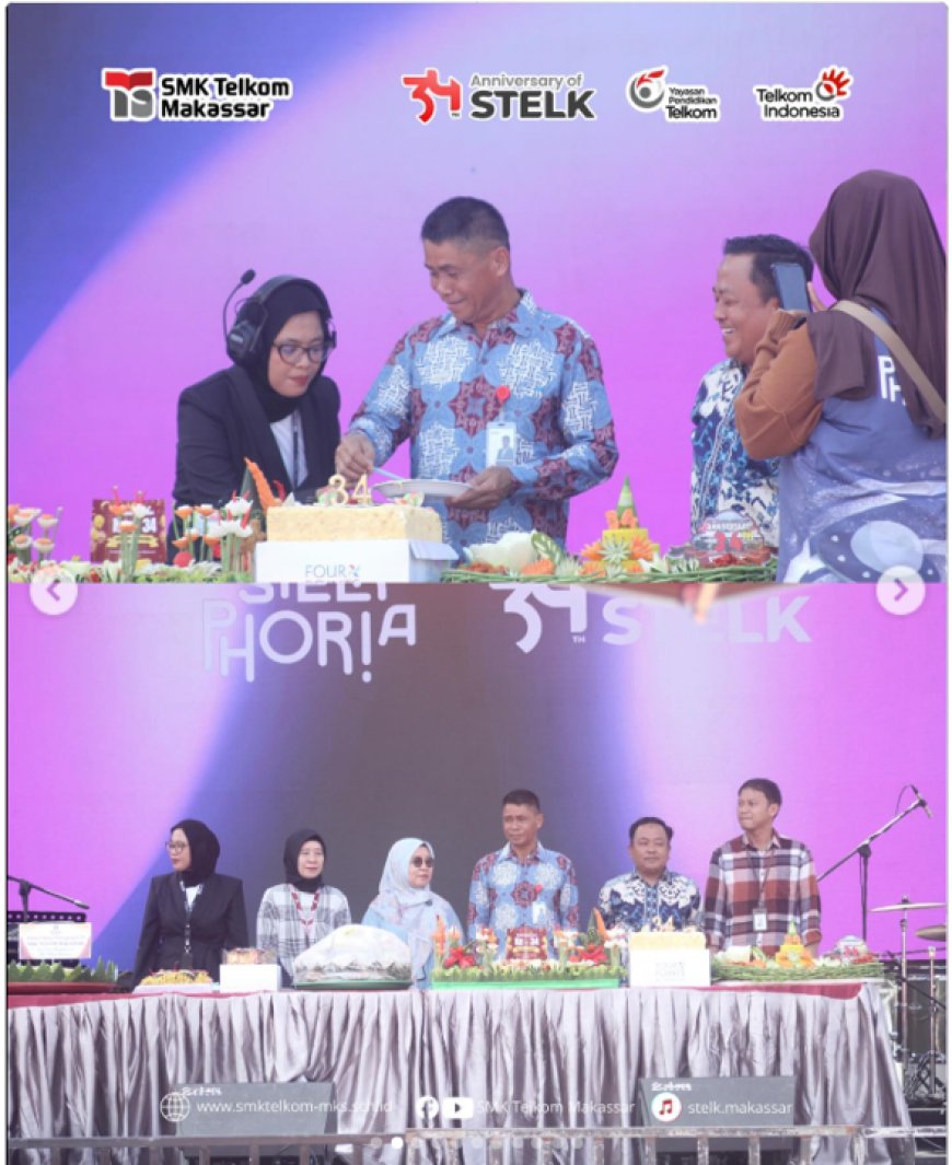 SMK Telkom Makassar Rayakan 34 Tahun Perjalanan Penuh Prestasi