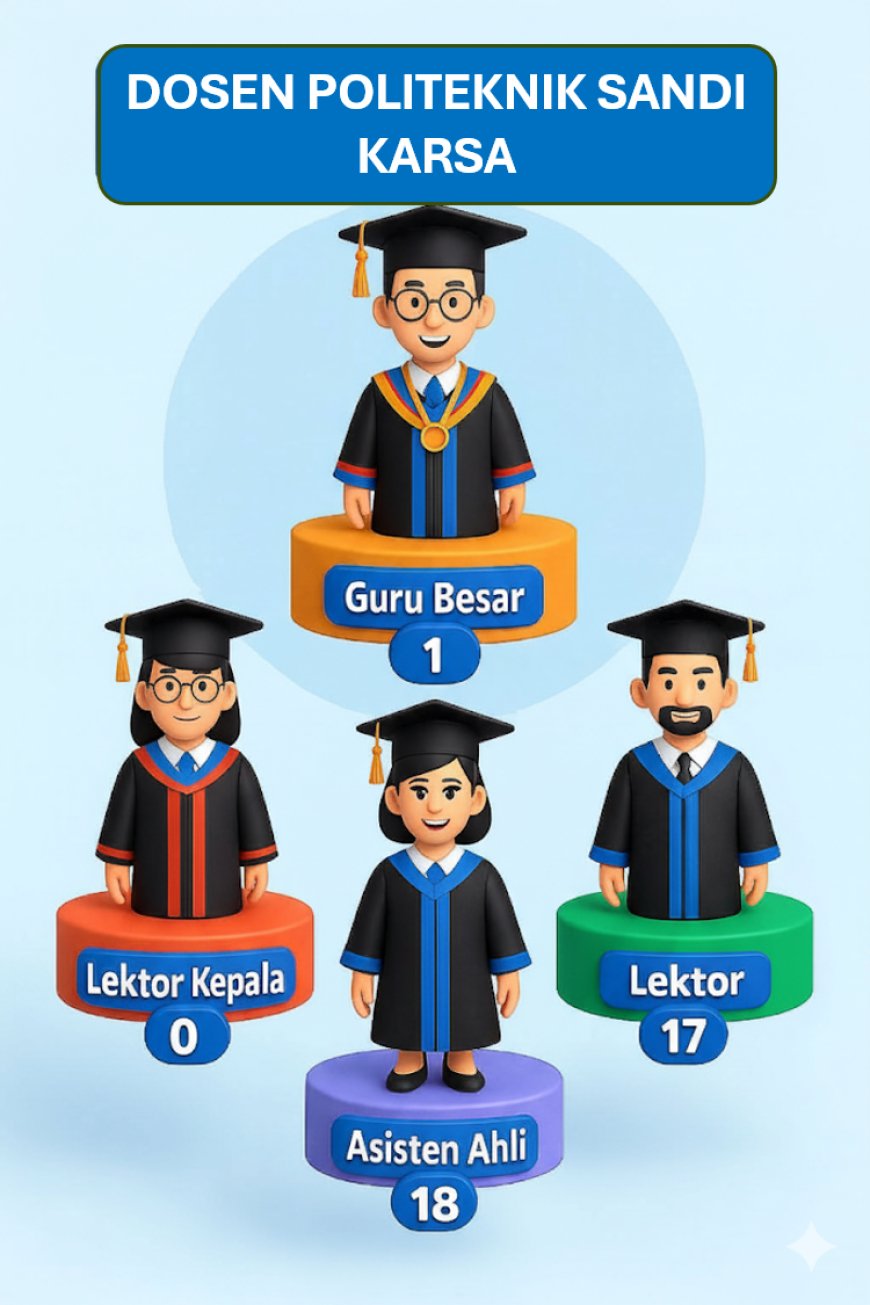 Wajah Akademik Politeknik Sandi Karsa: Potret Kekuatan Dosen