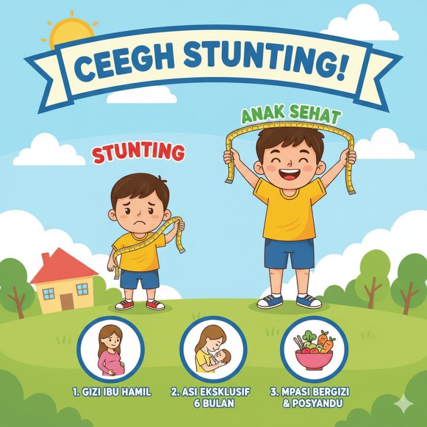 Generasi Emas Bebas Stunting: Aksi Bersama untuk Masa Depan Anak Indonesia