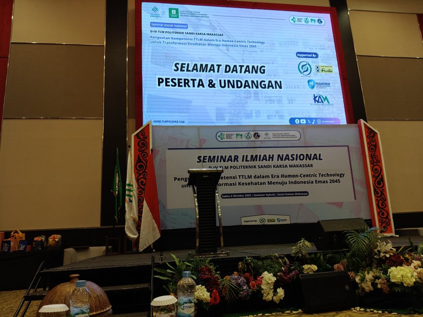 Seminar Ilmiah Nasional Politeknik Sandi Karsa Makassar: Penguatan Kompetensi TTLM dalam Era Human-Centric Technology Menuju Indonesia Emas 2045