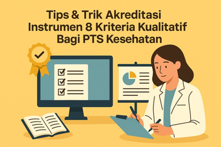 Tips dan Trik Akreditasi Instrumen 8 kriteria kualitatif Bagi PTS Kesehatan