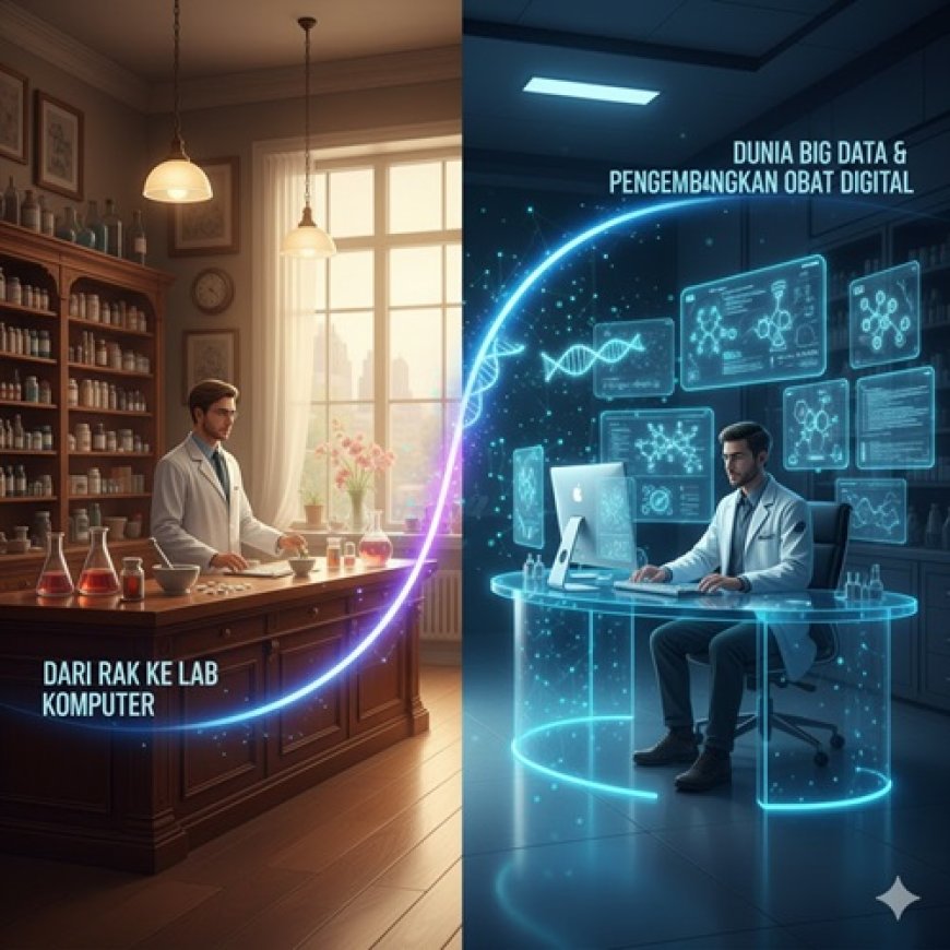 Dari Rak ke Lab Komputer: Transformasi Peran Farmasis di Dunia Big Data dan Pengembangan Obat Digital