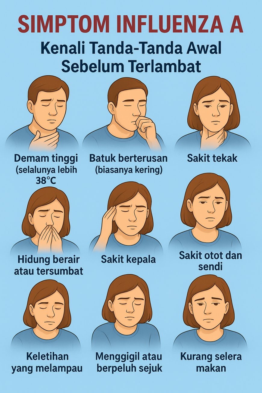 Simptom Influenza A: Kenali Tanda-Tanda Awal Sebelum Terlambat