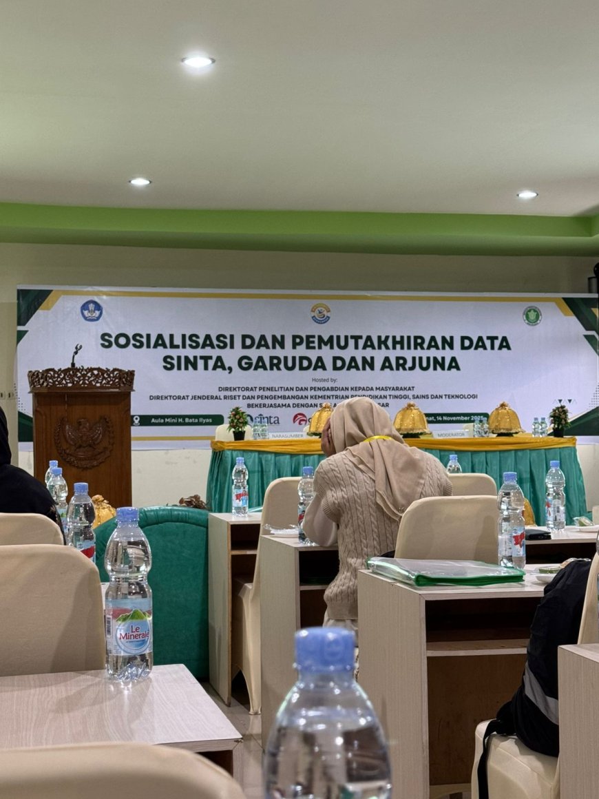 Kemenristekdikti Dorong Perguruan Tinggi Perkuat Akurasi Data SINTA, GARUDA, dan ARJUNA Lewat Sosialisasi dan Pemutakhiran di Makassar